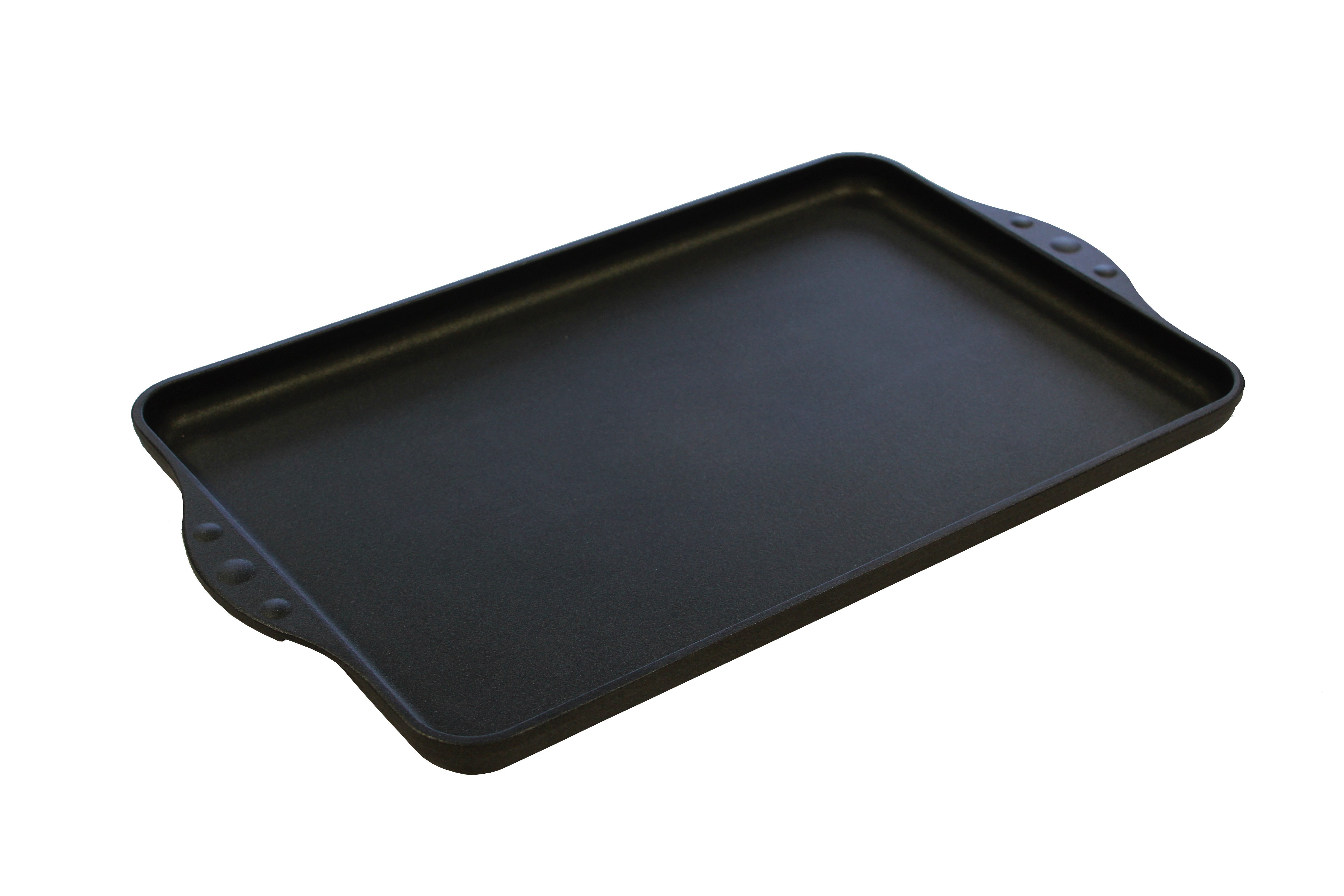 Plaque grill - 430x280mm - Surface lisse - Antiadhésif - Compatible four 240°C Saro - Plaque pâtisserie professionnel CHR - matériel cuisine pro - Cuistéo