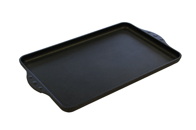 Plaque grill - 430x280mm - Surface lisse - Antiadhésif - Compatible four 240°C Saro - Plaque pâtisserie professionnel CHR - matériel cuisine pro - Cuistéo