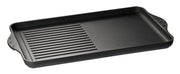 Plaque grill - 430x280mm - Surface mixte - Antiadhésif - Compatible four 240°C Saro - Plaque pâtisserie professionnel CHR - matériel cuisine pro - Cuistéo