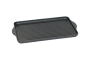 Plaque grill - 430x280mm - Surface striée - Antiadhésif - Compatible four 240°C Saro - Plaque pâtisserie professionnel CHR - matériel cuisine pro - Cuistéo