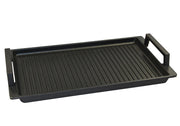 Plaque grill - Nervurée - Aluminium - Anti-adhésif - Compatible four 240°C Saro - Plaque pâtisserie professionnel CHR - matériel cuisine pro - Cuistéo