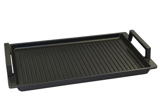 Plaque grill - Nervurée - Aluminium - Anti-adhésif - Compatible four 240°C Saro - Plaque pâtisserie professionnel CHR - matériel cuisine pro - Cuistéo