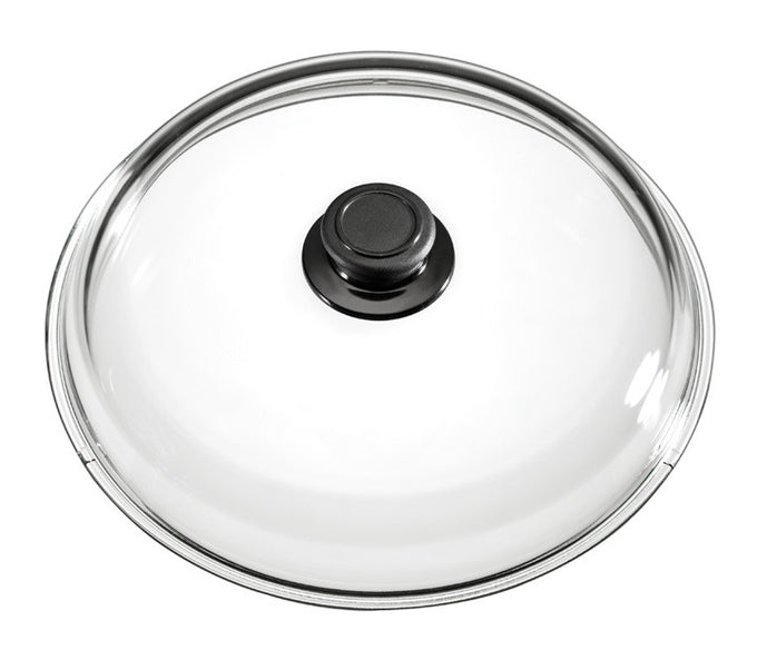 Couvercle verre - Ø240mm - Compatible four 240°C Saro - Couvercle professionnel CHR - matériel cuisine pro - Cuistéo