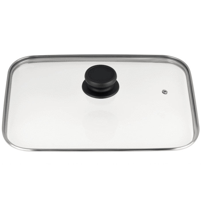 Couvercle verre - 320x250mm - Compatible four 230°C Saro - Couvercle professionnel CHR - matériel cuisine pro - Cuistéo