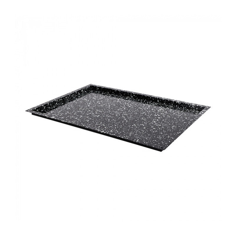 Plateau de four noir tacheté 60 x 40cm H 2cm- Caterchef - CATERCHEF