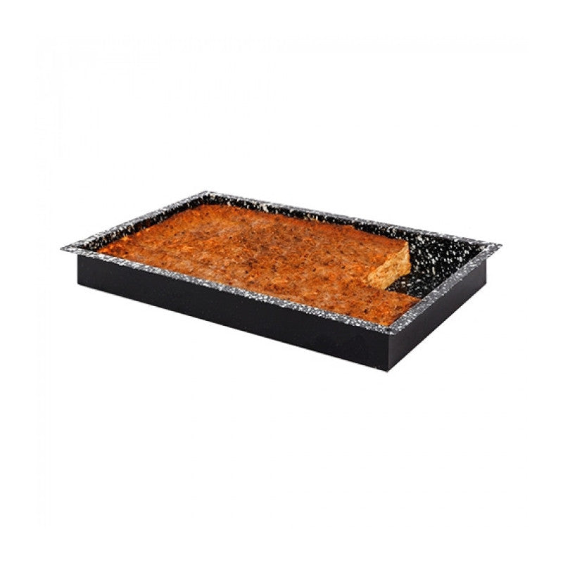 Plateau de four noir tacheté GN 1/1 H 6cm - Caterchef