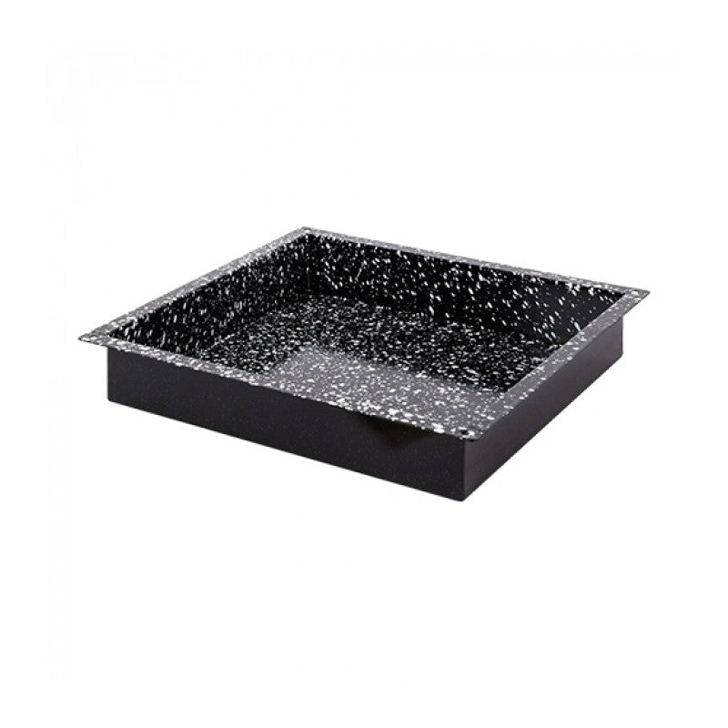 Plateau de four noir tacheté GN 2/3 H 2cm - Réf. 316802 - CATERCHEF