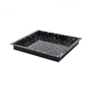 Plateau de four noir tacheté GN 2/3 H 4cm - Caterchef