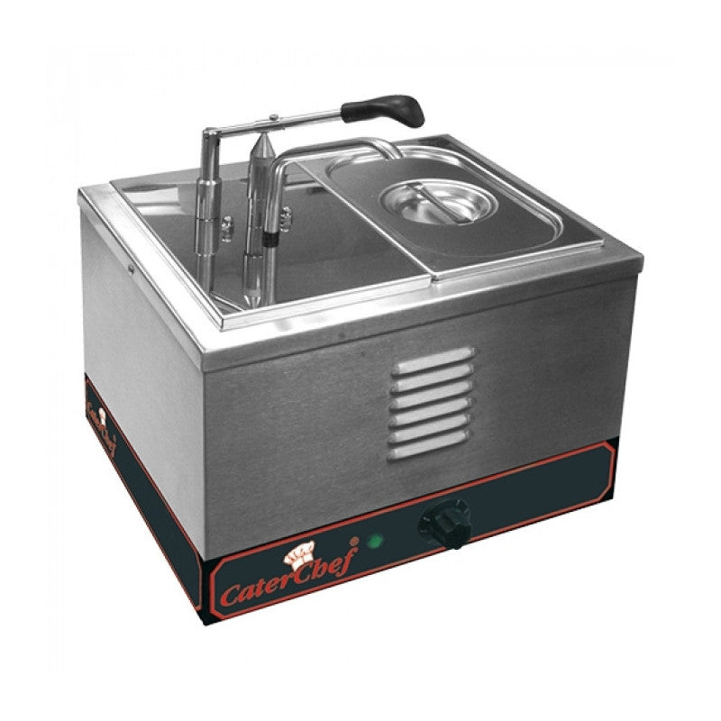Chauffe-sauce a/dispenser avec compartiment 1/4 GN - Caterchef star