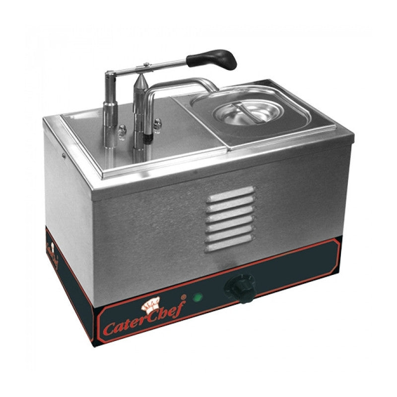 Chauffe-sauce a/dispenser avec compartiment 1/6 GN - Caterchef star