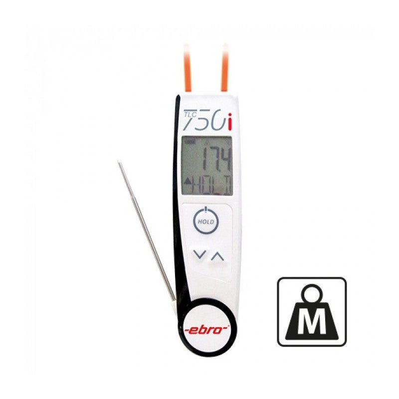 Thermomètre à sonde pliable - De -50°C à 250°C - Ebro