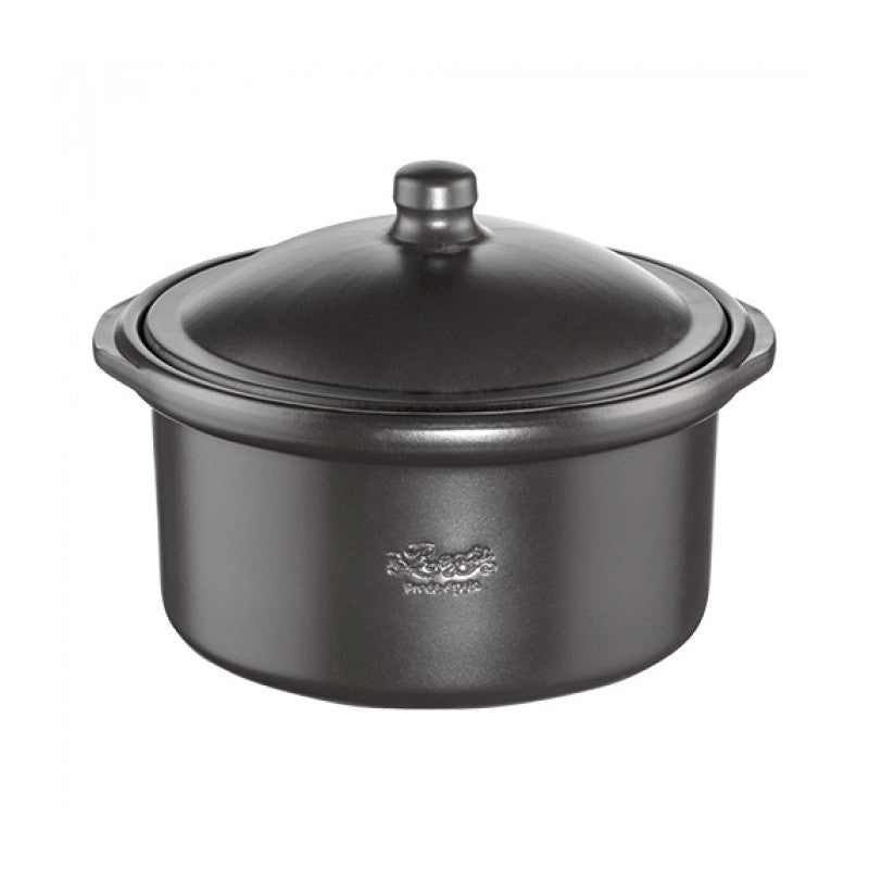 Cocotte noire avec couvercle - 14 cm de diamètre - Regas