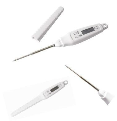 Thermomètre blanc à capteur numérique - Saro