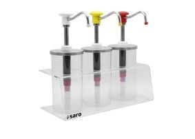 Distributeur à sauce 3 doseurs - Saro