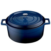 Cocotte en fonte diam 32 bleu 410x330x150 mm 9.86 L Combisteel - Cocottes professionnel CHR - matériel cuisine pro - Cuistéo