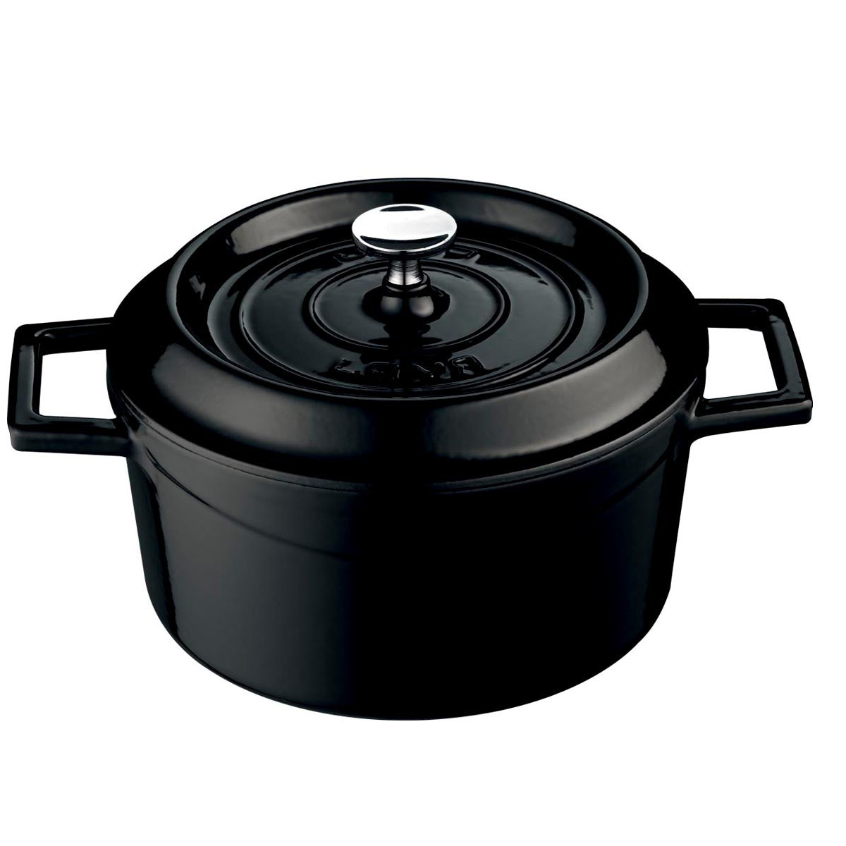 Cocotte en fonte diam 32 noir 410x330x150 mm 9.86 L Combisteel - Cocottes professionnel CHR - matériel cuisine pro - Cuistéo