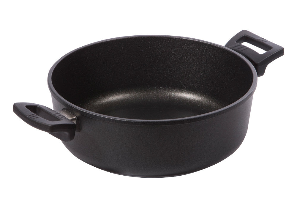 Cocotte - Ø320mm - Couvercle verre - Antiadhésif - Compatible four 240°C Saro - Cocottes professionnel CHR - matériel cuisine pro - Cuistéo