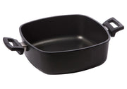 Cocotte - 280x280mm - Couvercle verre - Antiadhésif - Compatible four 240°C Saro - Cocottes professionnel CHR - matériel cuisine pro - Cuistéo
