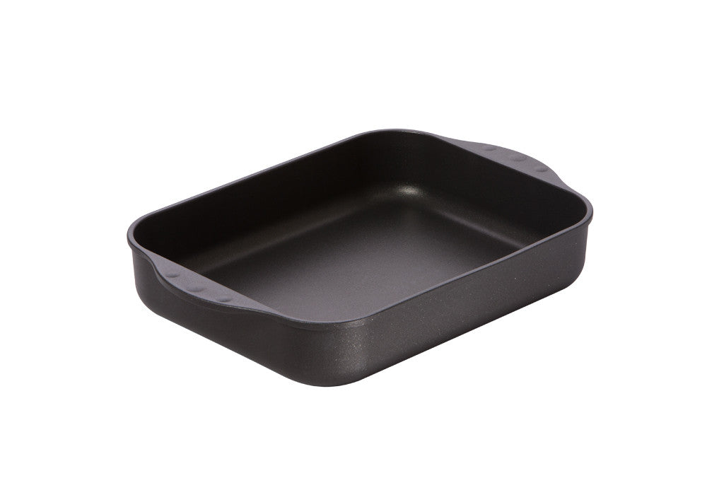 Plat Rôtir - 320x250x70mm - Aluminium - Couvercle Verre - Multi-Cuisson Saro - Plats de cuisson professionnel CHR - matériel cuisine pro - Cuistéo