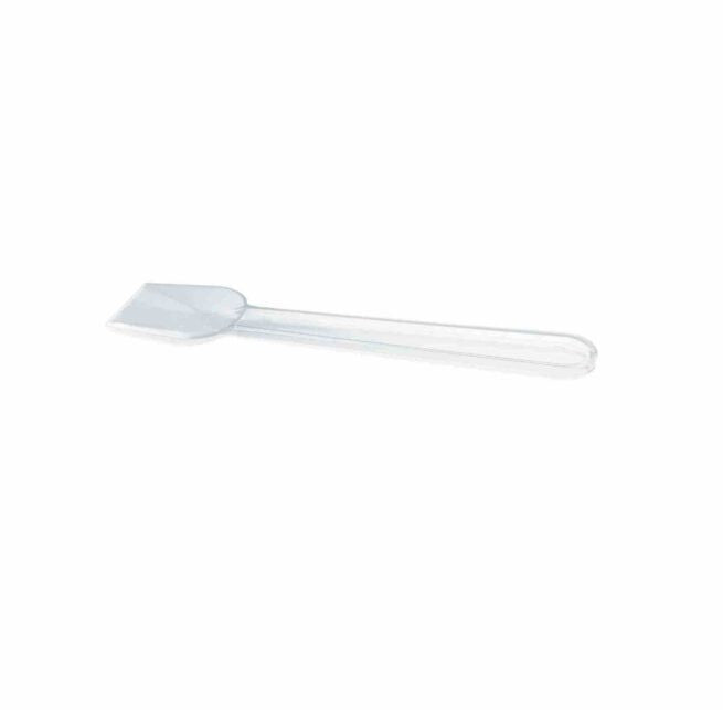 Petite guillère à glace jetable 9,5 cm en PLA transparent, lot de 100 - Ecobioshopping