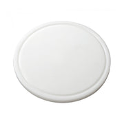 Planche à découper blanche diam 30cm rainurée - Caterchef