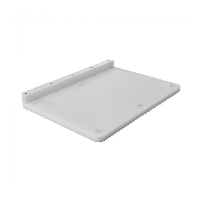 Planche à découper blanche avec bord d'arrêt 50x37cm - Caterchef