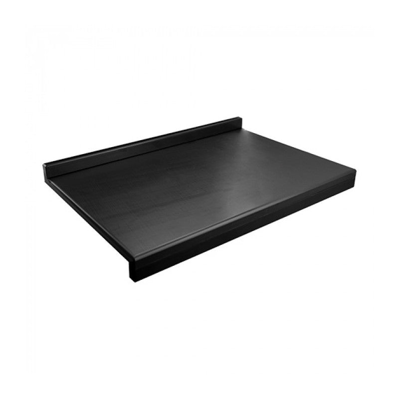Planche à découper noire avec bord d'arrêt 60x40cm - Caterchef