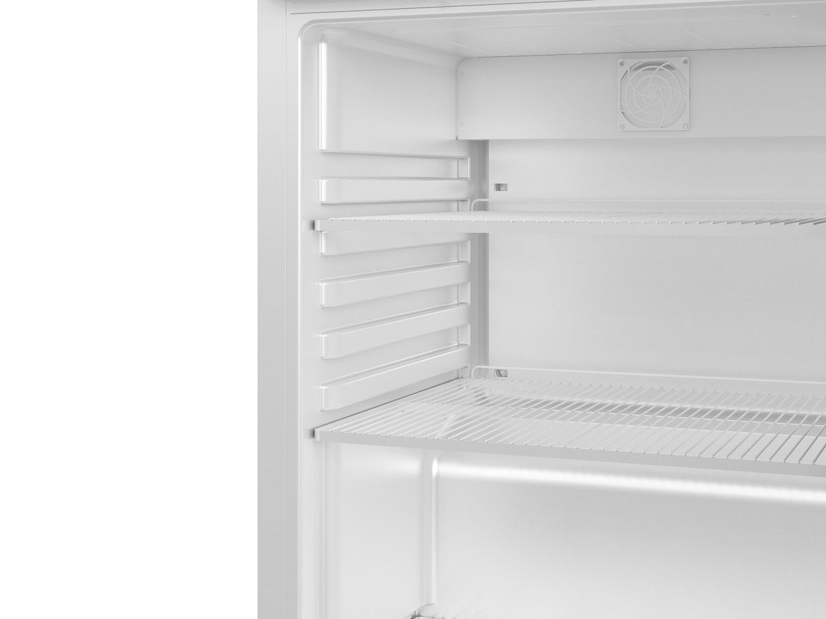 Réfrigérateur blanc 1 porte 200 L, modèle de table - L 600 x P 635 x H 835 mm - Combisteel