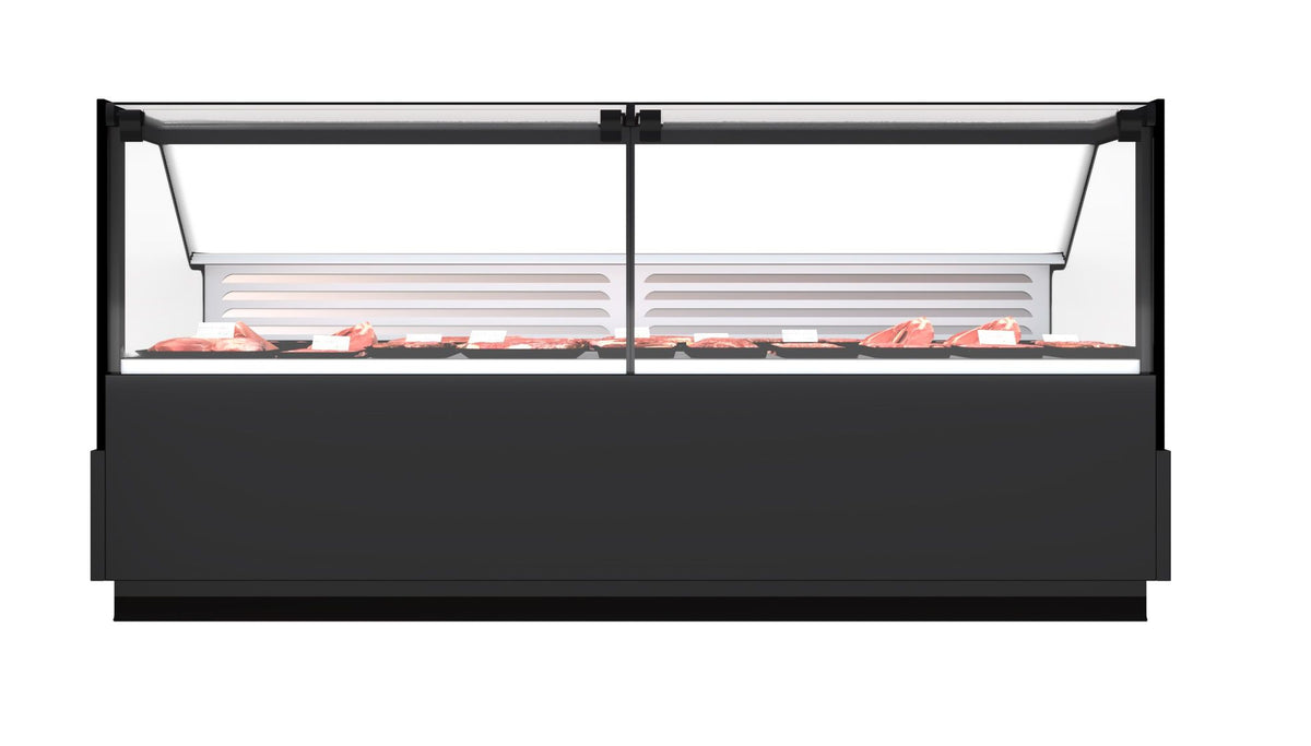 Vitrine réfrigérée à plaque froide pour viande Rick 3,0, longueur 2870 mm - L 2870 x P 1095 x H 1250 mm - Combisteel