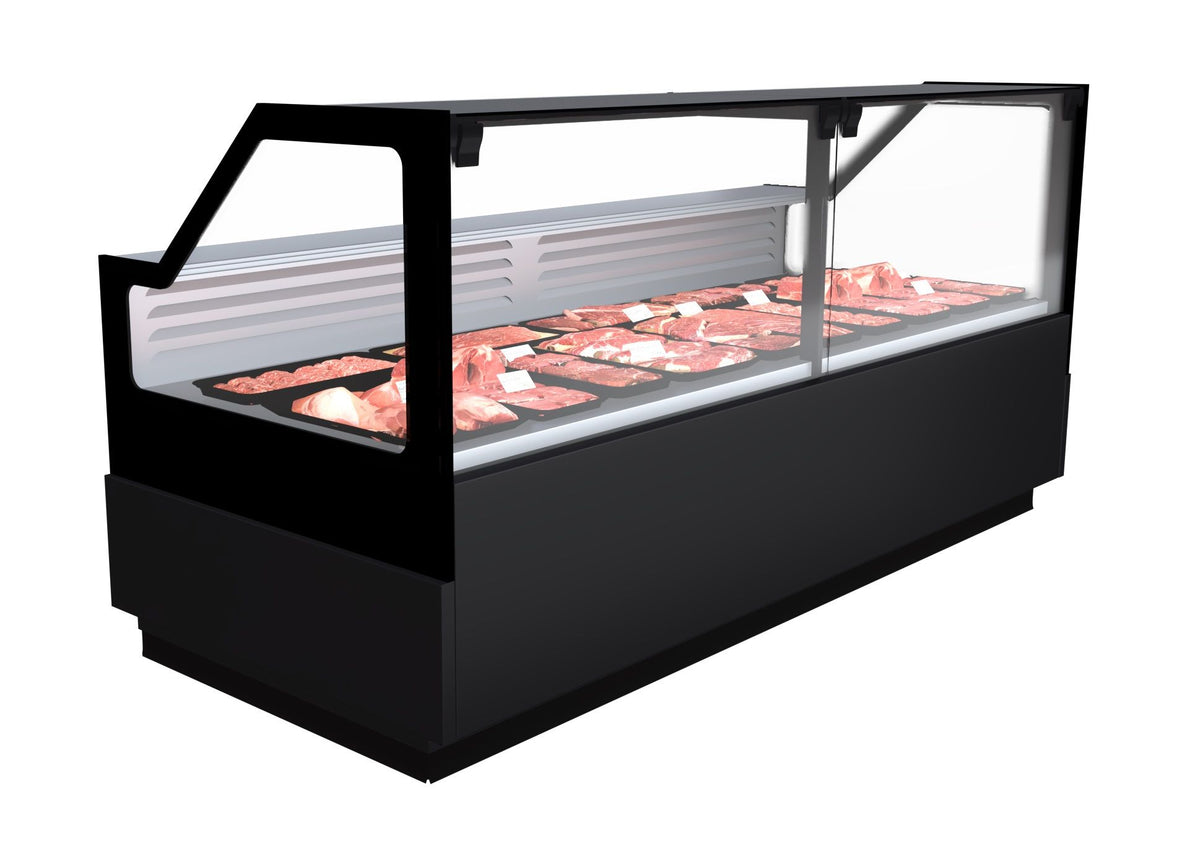 Vitrine réfrigérée à plaque froide pour viande Rick 3,0, longueur 2870 mm - L 2870 x P 1095 x H 1250 mm - Combisteel
