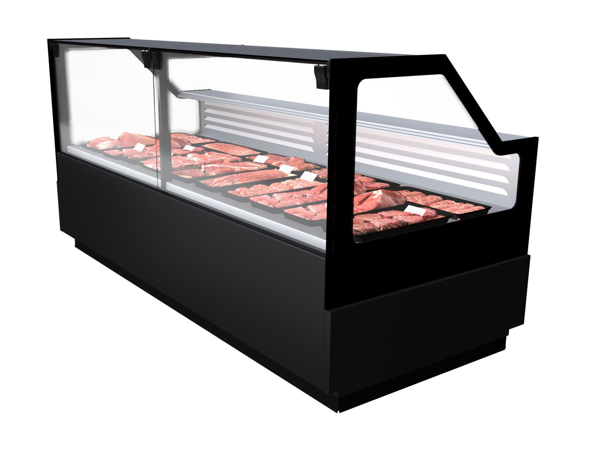 Vitrine réfrigérée à plaque froide pour viande Rick 3,0, longueur 2870 mm - L 2870 x P 1095 x H 1250 mm - Combisteel