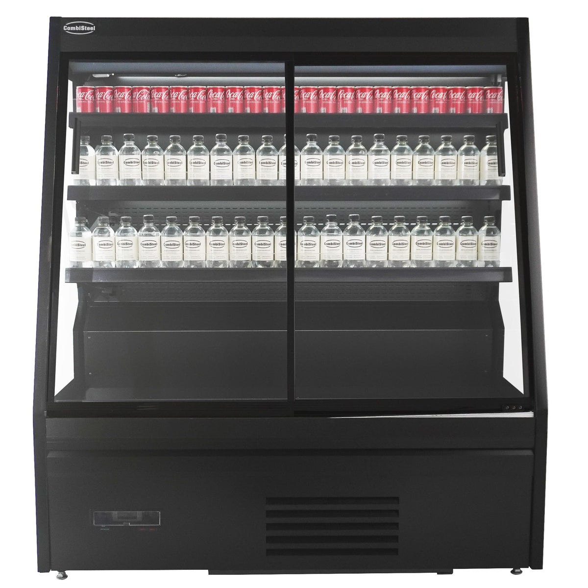 Vitrine murale réfrigérée Maikel 1,3, largeur 1310 mm - L 1310 x P 740 x H 1500 mm - Combisteel