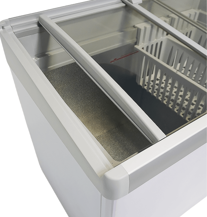Congélateur bahut à couvercle en verre Lotte-586, 586 L - L 1824 x P 651 x H 840 mm - Combisteel