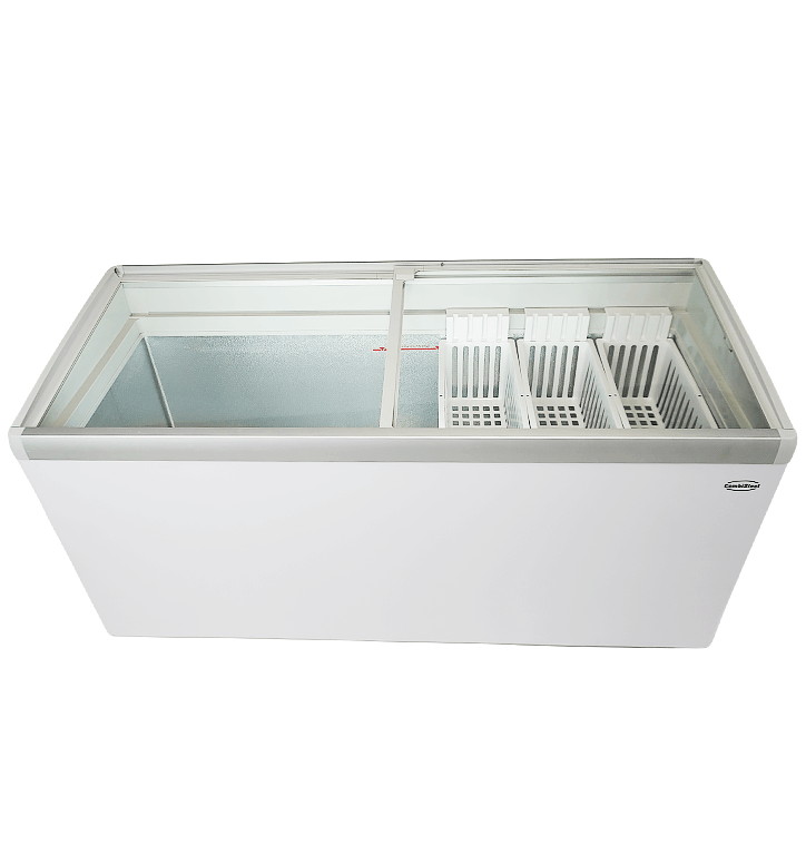 Congélateur bahut à couvercle en verre Lotte-586, 586 L - L 1824 x P 651 x H 840 mm - Combisteel