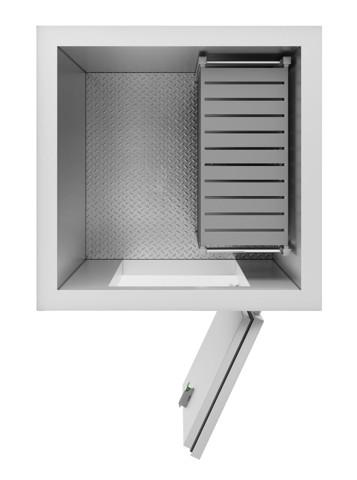 Chambre froide positive/négative 1360 x 1360 x 2200 mm, 2,7 m³ - Combisteel