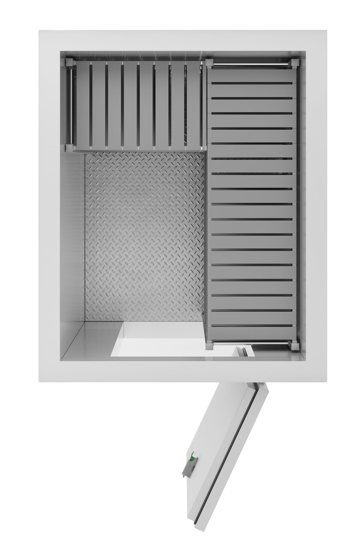 Chambre froide positive/négative 1360 x 1660 x 2200 mm, 3,4 m³ - Combisteel