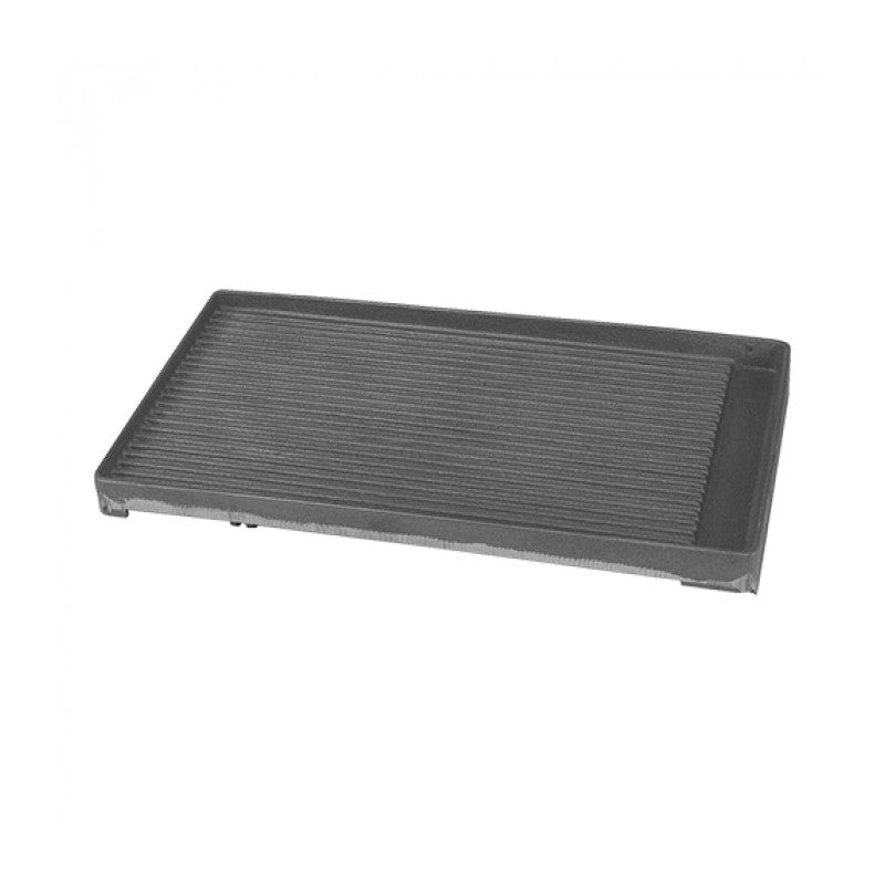 Plaque de gril 56x32cm rainurée - Modular