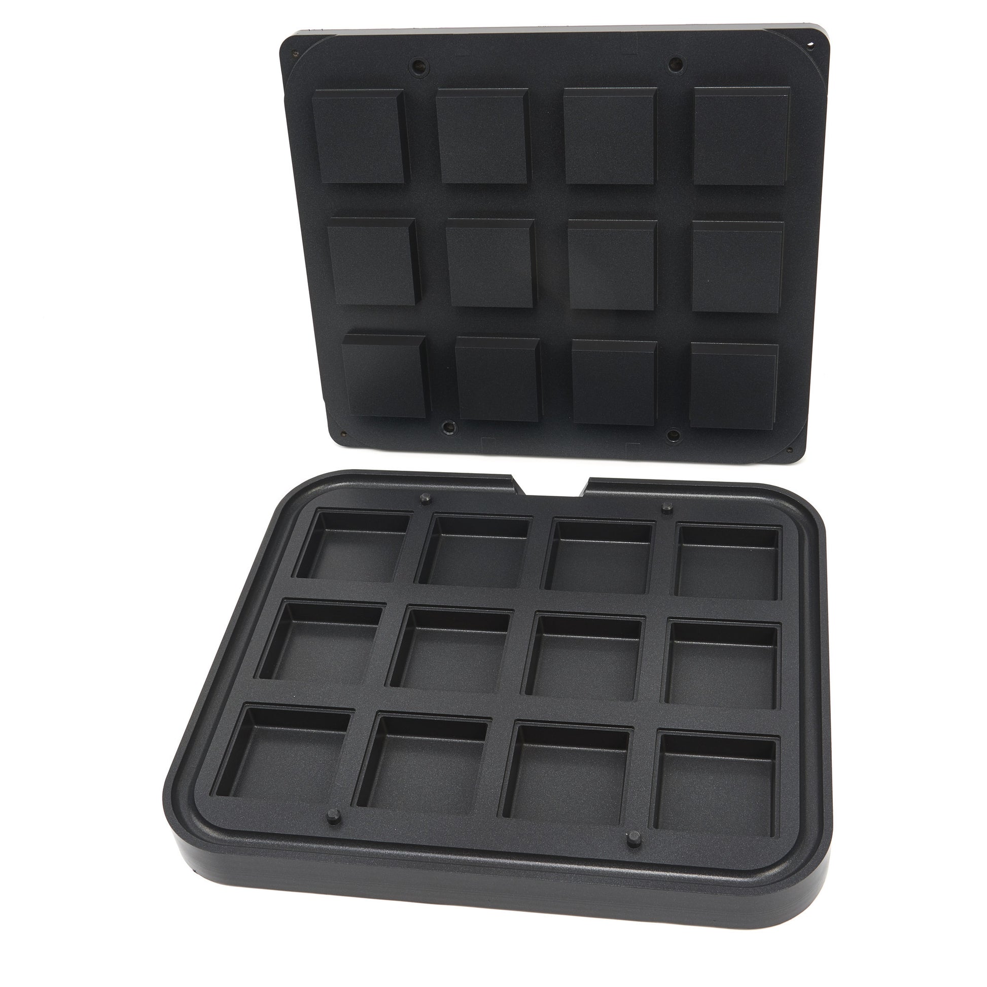 Moule à Tartelette - Carré - 72/62 mm - 12 pieces Maxima - Moule à gâteaux professionnel CHR - matériel cuisine pro - Cuistéo