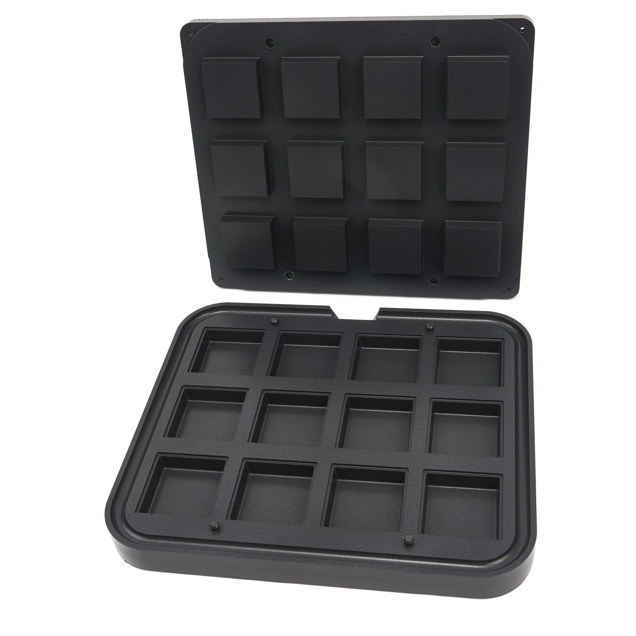 Moule à Tartelette - Carré - 72/62 mm - 12 pieces Maxima - Moule à gâteaux professionnel CHR - matériel cuisine pro - Cuistéo