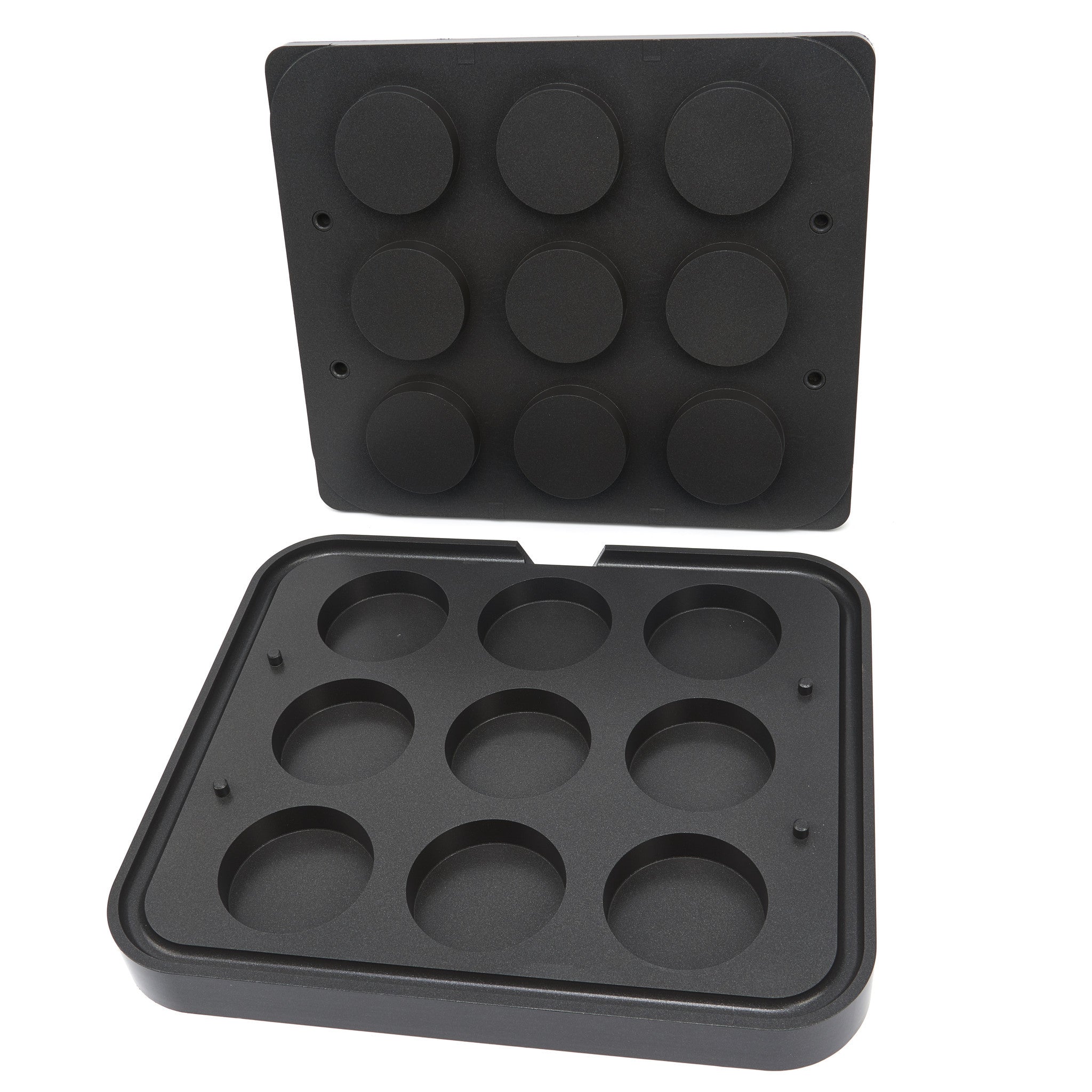 Moule à Tartelette - Cylindre - 80 mm - 9 pieces Maxima - Moule à gâteaux professionnel CHR - matériel cuisine pro - Cuistéo
