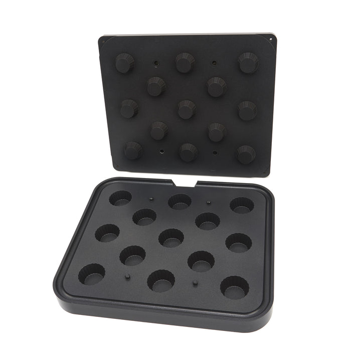 Moule à Tartelette - Ondulé - 48/36 mm - 13 pieces Maxima - Moule à gâteaux professionnel CHR - matériel cuisine pro - Cuistéo
