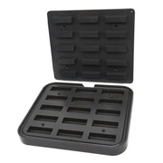 Moule à Tartelette - Rectangle - 90x30/85x26 mm - 15 pieces Maxima - Moule à gâteaux professionnel CHR - matériel cuisine pro - Cuistéo
