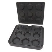 Moule à Tartelette - Rond - 89/65 mm - 9 pièces Maxima - Moule à gâteaux professionnel CHR - matériel cuisine pro - Cuistéo