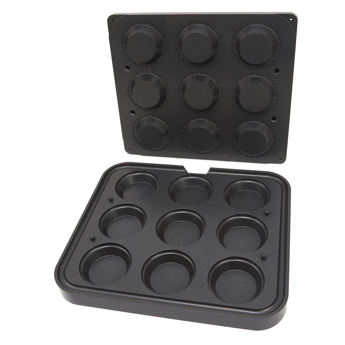 Moule à Tartelette - Rond - 89/65 mm - 9 pièces Maxima - Moule à gâteaux professionnel CHR - matériel cuisine pro - Cuistéo