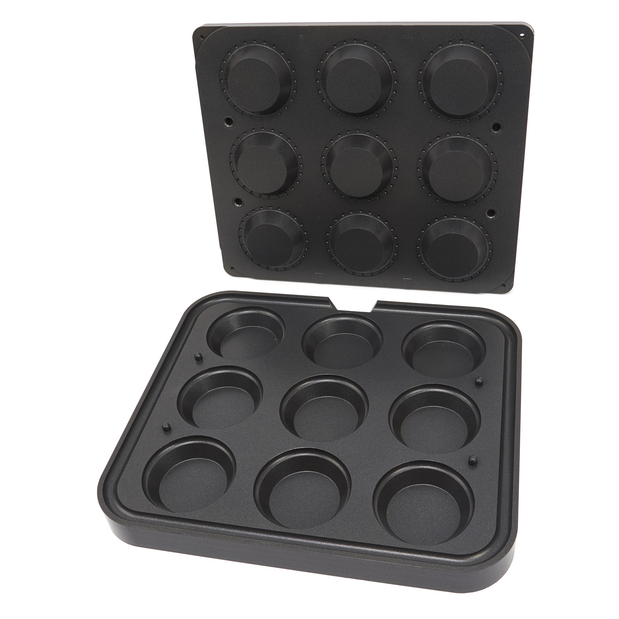 Moule à Tartelette - Rond - 89/65 mm - 9 pièces Maxima - Moule à gâteaux professionnel CHR - matériel cuisine pro - Cuistéo