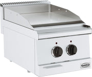 Plancha électrique à plaque lisse série 600, largeur 400 mm, 3,6 kW - L 400 x P 600 x H 300 mm - Combisteel