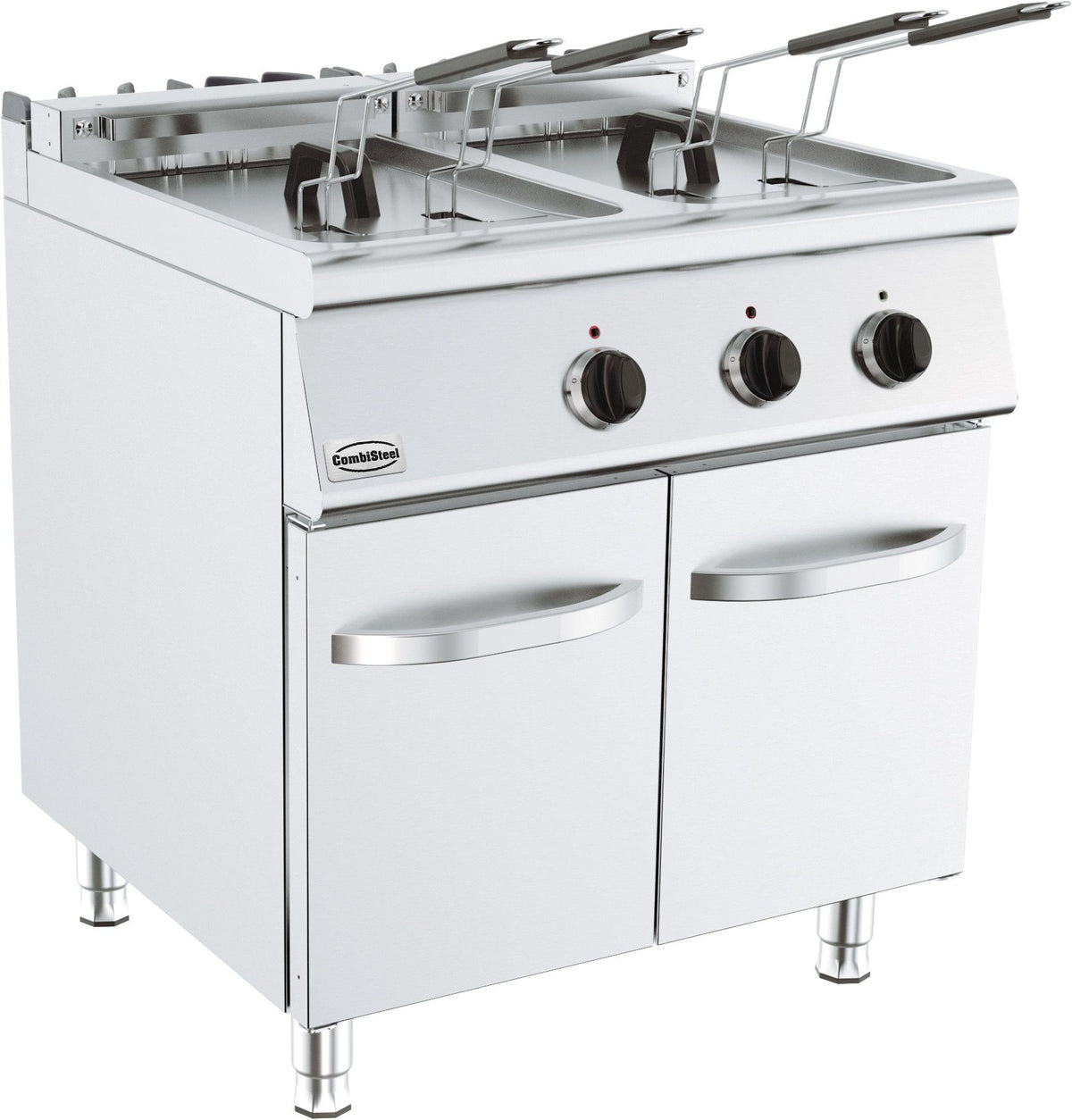 Friteuse électrique autonome série 700, 2 cuves de 18 L - L 800 x P 700 x H 900 mm - Combisteel