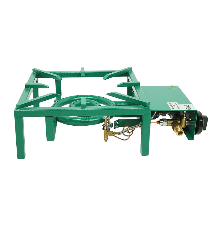 Réchaud gaz 1 brûleur 8 kW, 350 x 350 mm, gaz naturel - Combisteel