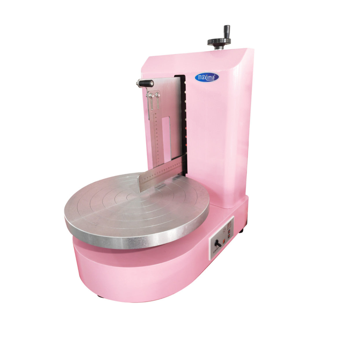Machine à décorer les gâteaux - Ø 36.4 cm - rose 120 W Maxima - Machine décoration gâteaux professionnel CHR - matériel cuisine pro - Cuistéo