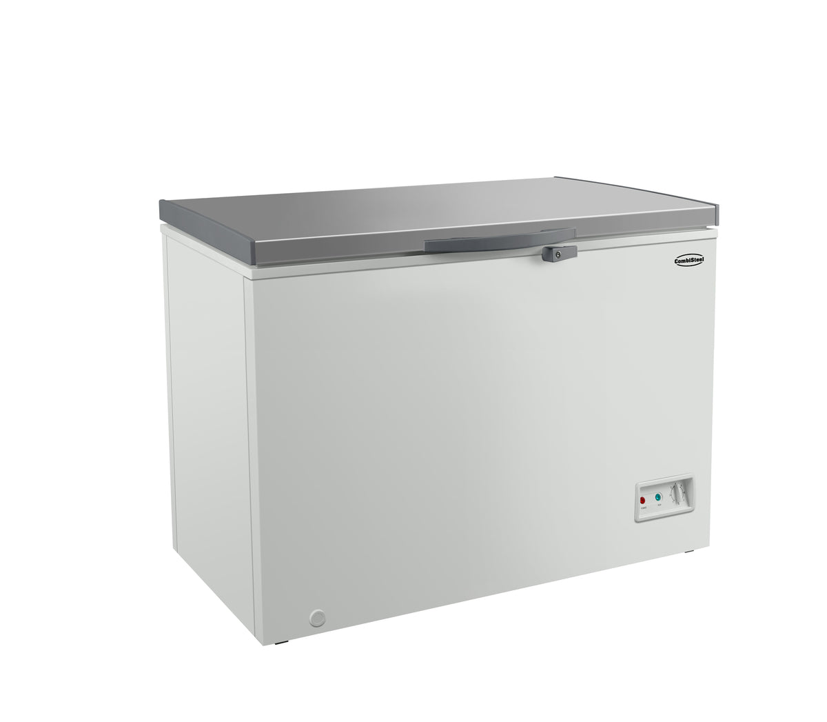Congélateur bahut couvercle inox 402 L - L 1275 x P 740 x H 825 mm - Combisteel
